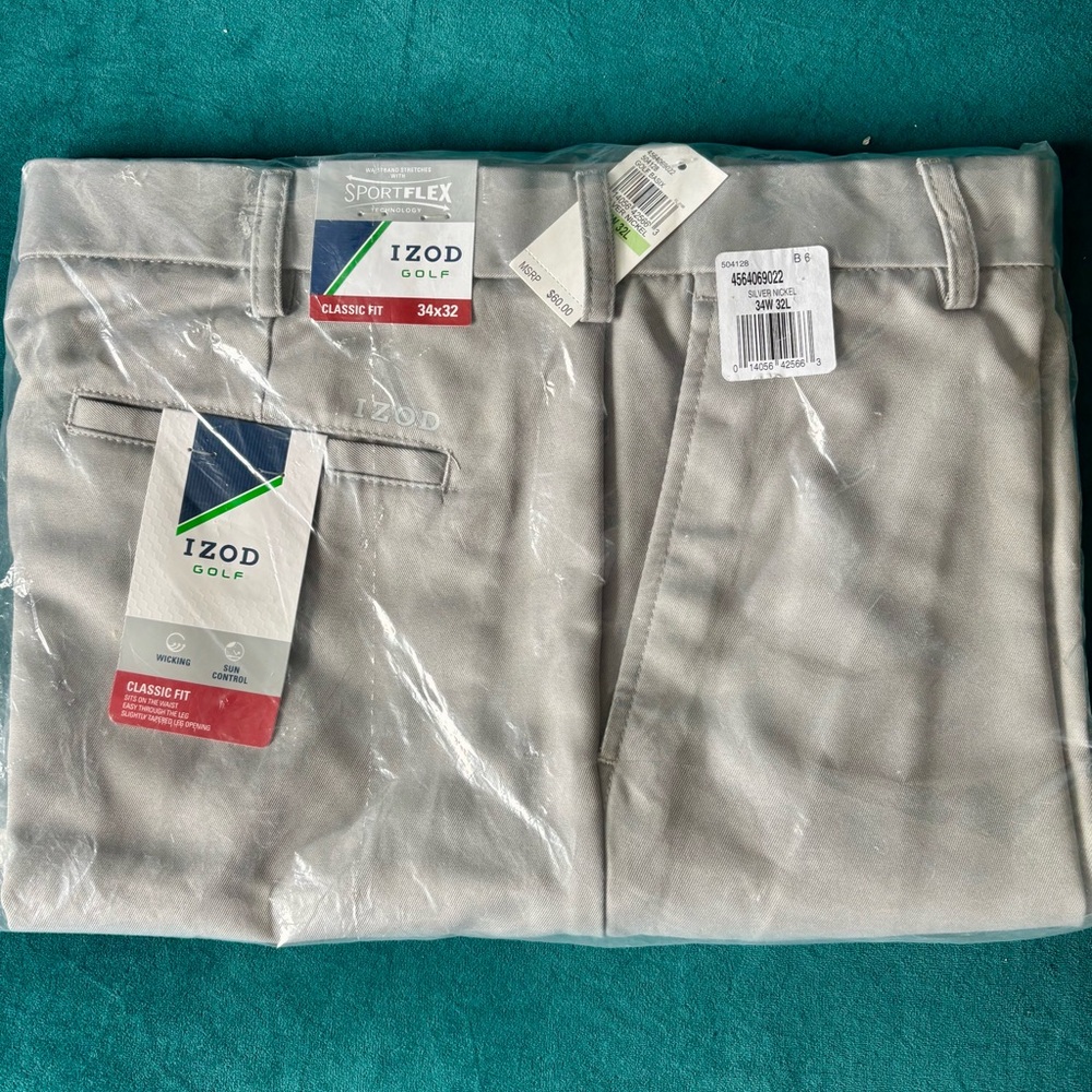 Izod Men's Light Gray Golf